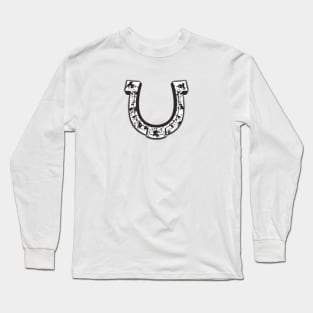 Horse Lovers Horseshoe Long Sleeve T-Shirt